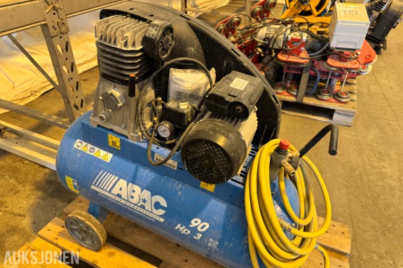2022 Abac A39 90 HP3 kompressor med slange