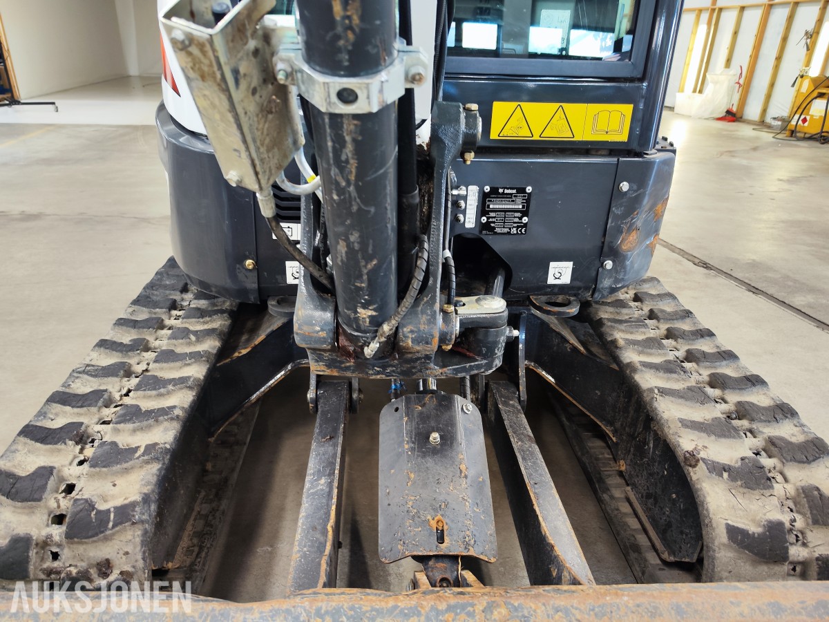 2024 Bobcat E27 Rototilt, 3 skuffer, klype,hamme,sentralsmøring