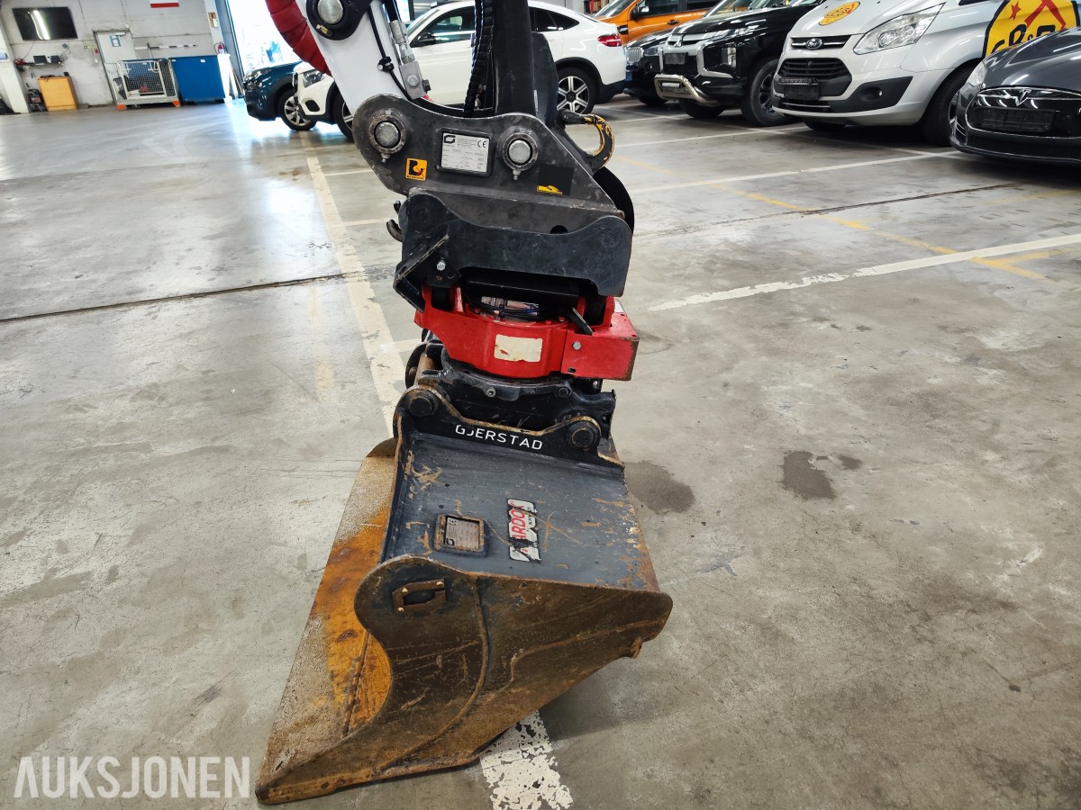 2024 Bobcat E27 Rototilt, 3 skuffer, klype,hamme,sentralsmøring
