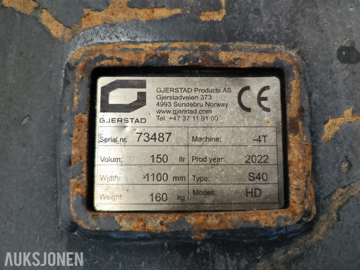 2024 Bobcat E27 Rototilt, 3 skuffer, klype,hamme,sentralsmøring