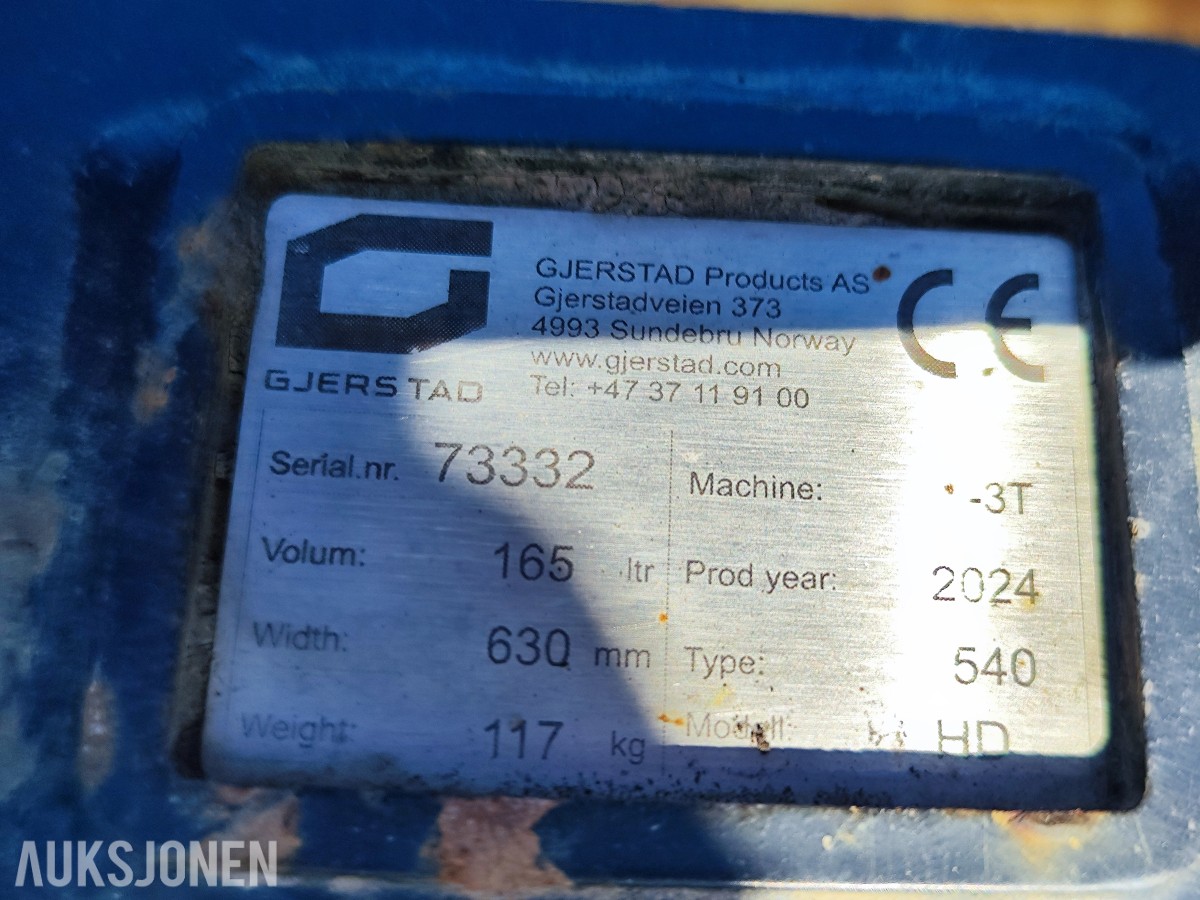 2024 Bobcat E27 Rototilt, 3 skuffer, klype,hamme,sentralsmøring