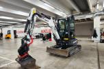 2024 Bobcat E27 Rototilt, 3 skuffer, klype,hamme,sentralsmøring