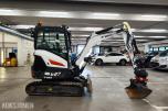 2024 Bobcat E27 Rototilt, 3 skuffer, klype,hamme,sentralsmøring