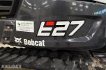 2024 Bobcat E27 Rototilt, 3 skuffer, klype,hamme,sentralsmøring