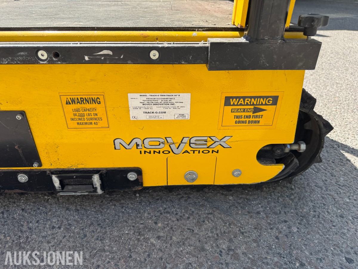 Movex Twin-Track 66 - beltegående transportvogn / beltefrakter