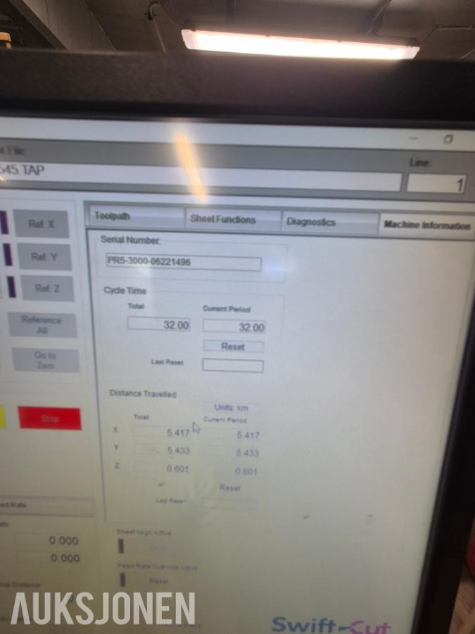 2022 Swift Cut Pro 3000 CNC plasma skjærebord