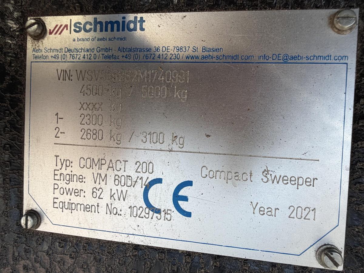 2021 Schmidt SWINGO 200+ kompakt feiemaskin - 2-børstesystem
