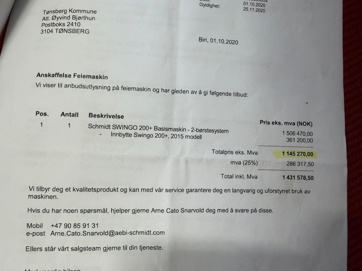 2021 Schmidt SWINGO 200+ kompakt feiemaskin - 2-børstesystem