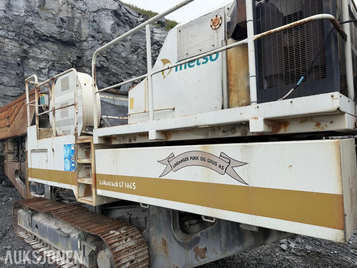 2008 Metso Lokotrack LT106S knuseverk med hengersikt – Reparasjonsobjekt