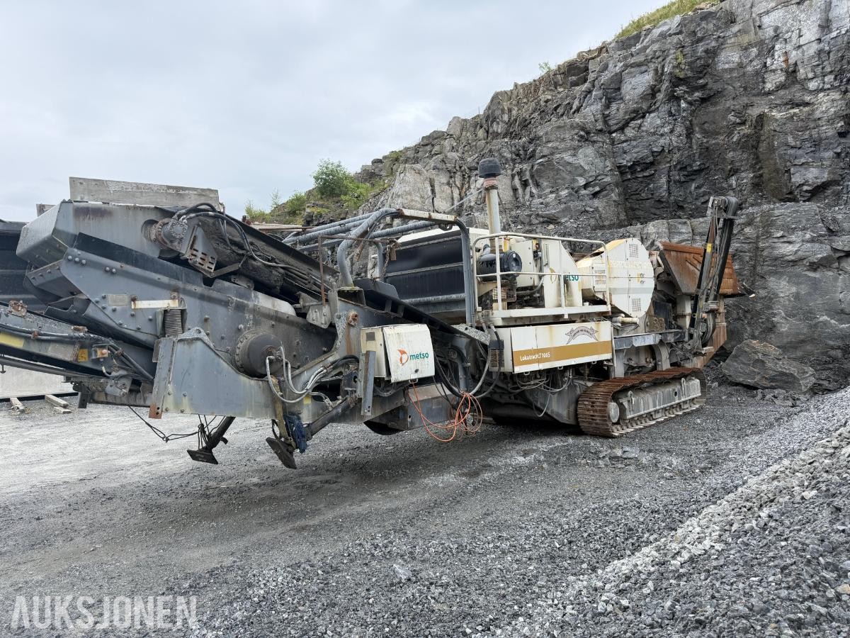 2008 Metso Lokotrack LT106S knuseverk med hengersikt – Reparasjonsobjekt