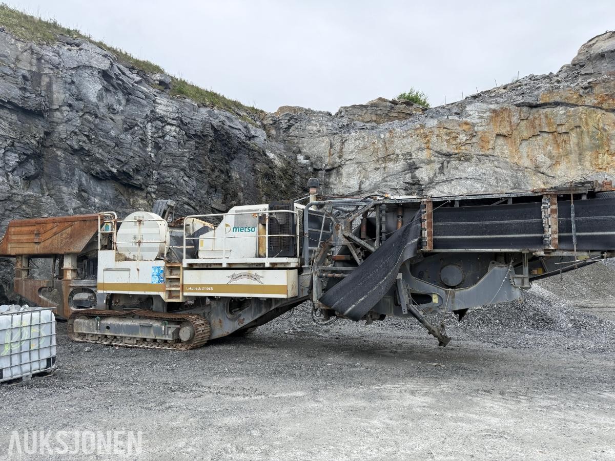 2008 Metso Lokotrack LT106S knuseverk med hengersikt – Reparasjonsobjekt