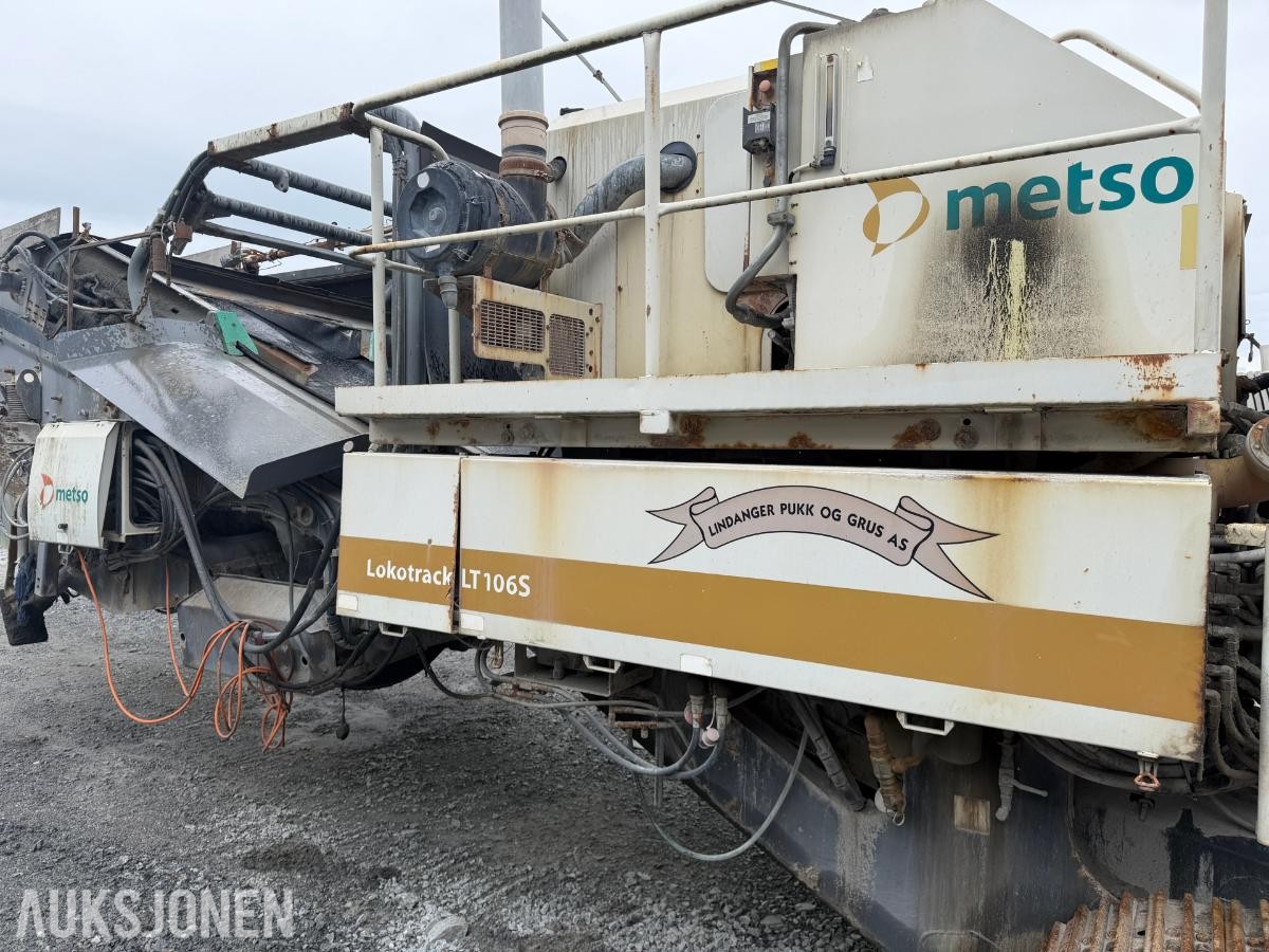 2008 Metso Lokotrack LT106S knuseverk med hengersikt – Reparasjonsobjekt