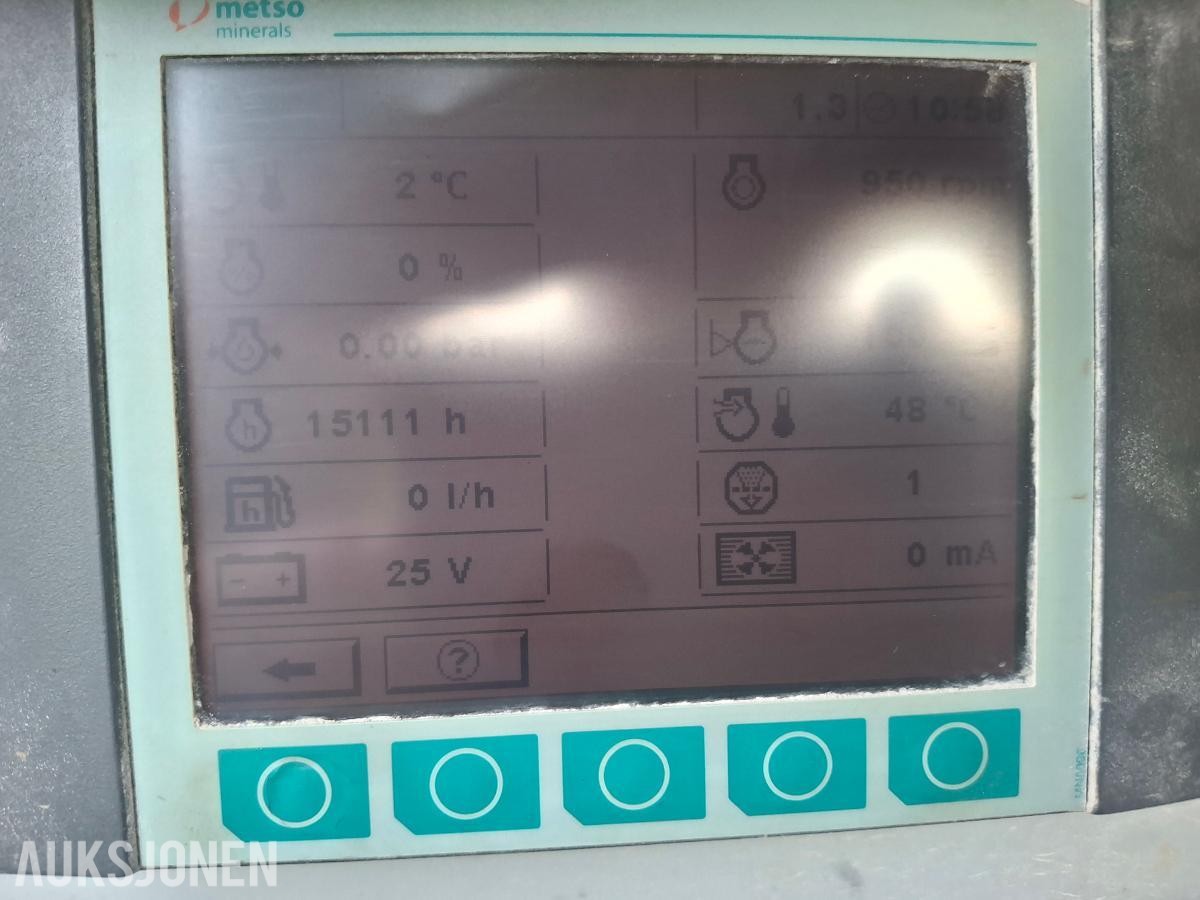 2008 Metso Lokotrack LT106S knuseverk med hengersikt – Reparasjonsobjekt