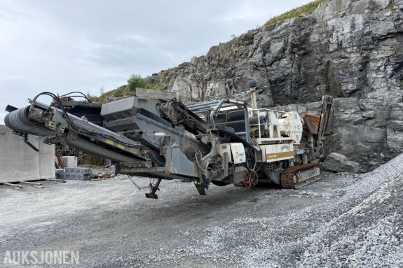 2008 Metso Lokotrack LT106S knuseverk med hengersikt – Reparasjonsobjekt