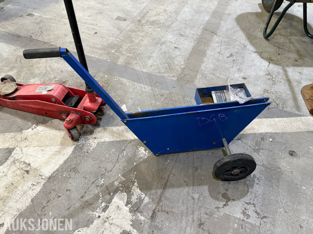 Stort parti - Håndtraller, transportvogner ++ UTEN MINSTEPRIS