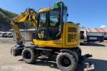 2024 Komatsu PW98 MR Hjulgraver med knekkbom, skjær, støttelabber, og fast sorteringsklype - Kun 1095 timer