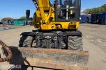 2024 Komatsu PW98 MR Hjulgraver med knekkbom, skjær, støttelabber, og fast sorteringsklype - Kun 1095 timer