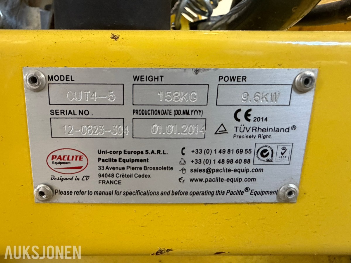 2014 PacLite Cut4-5 Betongsag / Hondamotor