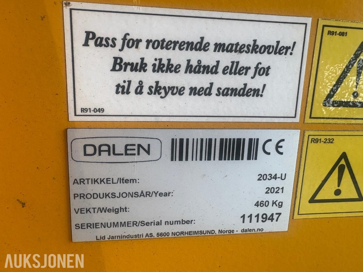 2021 Dalen 2034-U Strøkasse