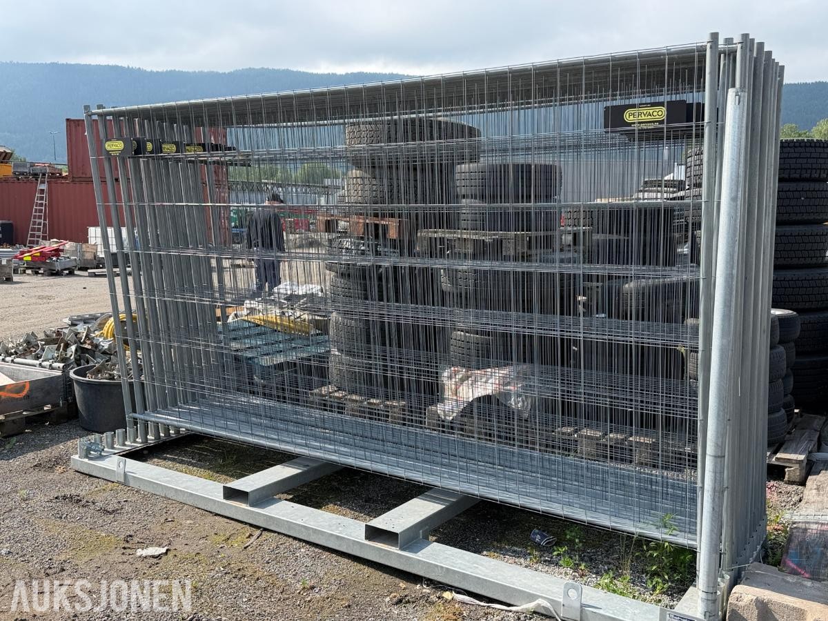 Schake byggegjerder med stativ / 20stk