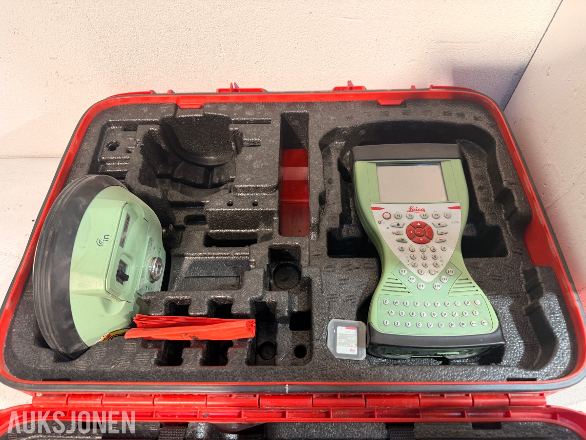 Leica GS14 med CS15 feltkontroller og tilbehør