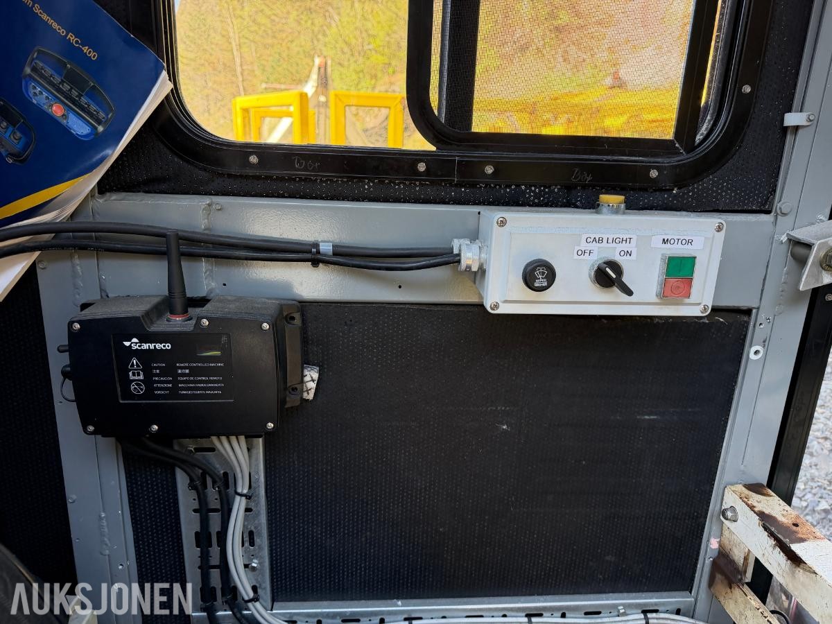 2018 Techcrane T25-33-50 teleskopkran med operatørhytte og hydraulikkaggregat