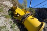 2018 Techcrane T25-33-50 teleskopkran med operatørhytte og hydraulikkaggregat