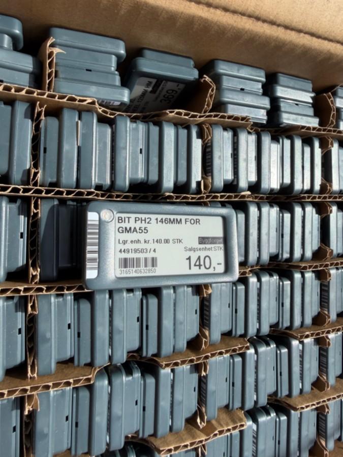 Digitale prislapper - Fremtiden for all detaljhandel - Delfi/Breece Chroma-4 elektroniske hylleetiketter med tilbehør - 