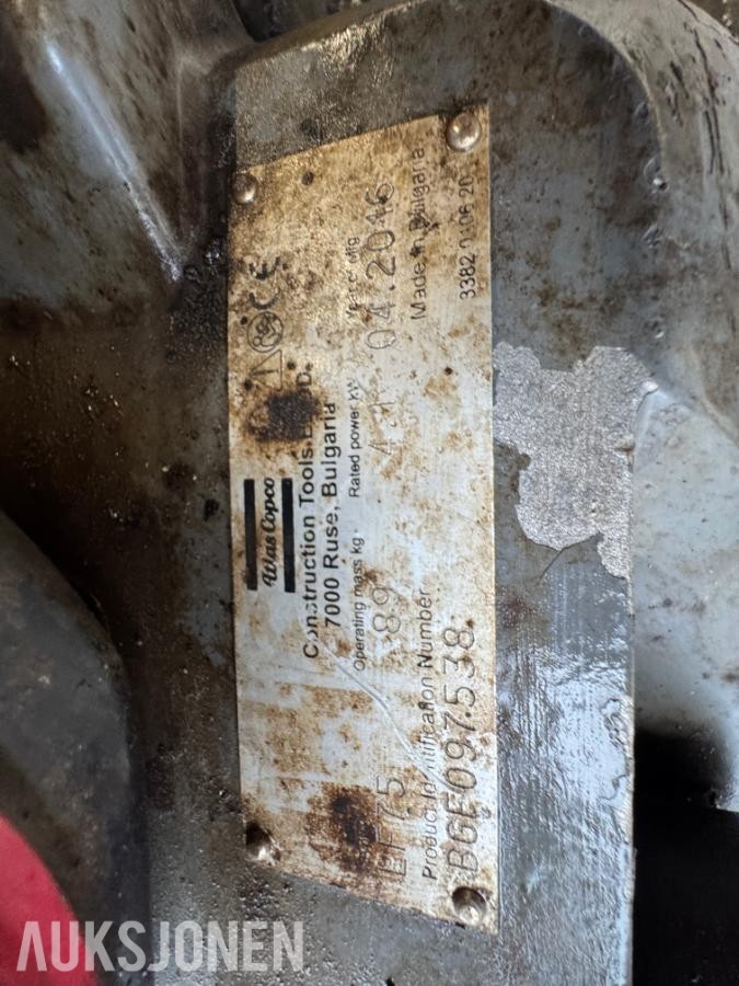 2016 Atlas Copco LF75 vibroplate