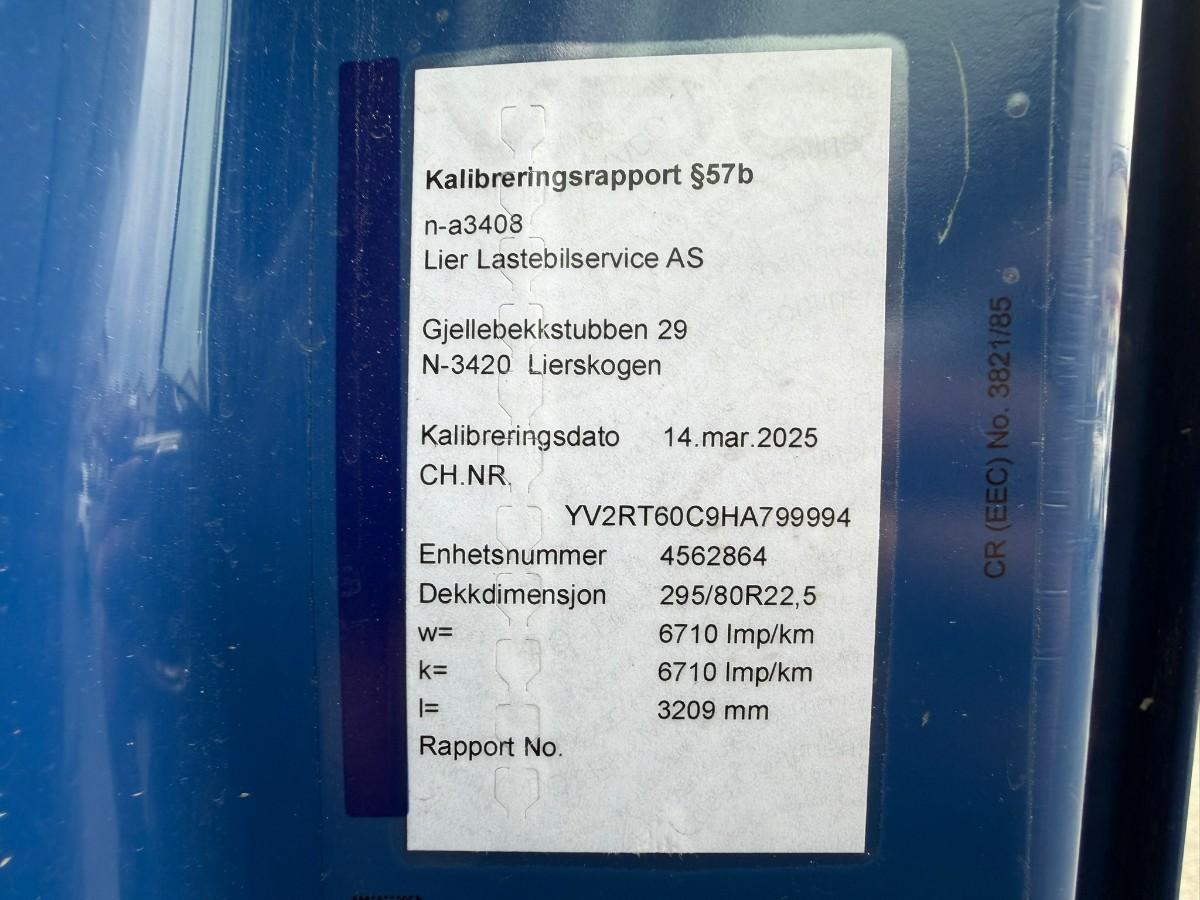 2017 Volvo FH540 krokbil med multilift krok / EU-godkjent