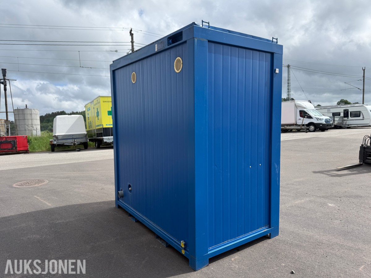 8 fots toalettmodul - 2 separate WC-rom