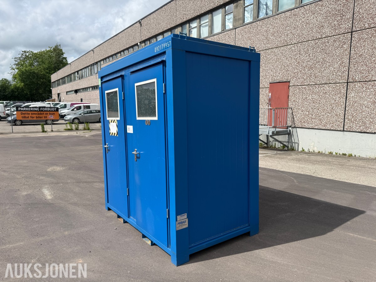 8 fots toalettmodul - 2 separate WC-rom