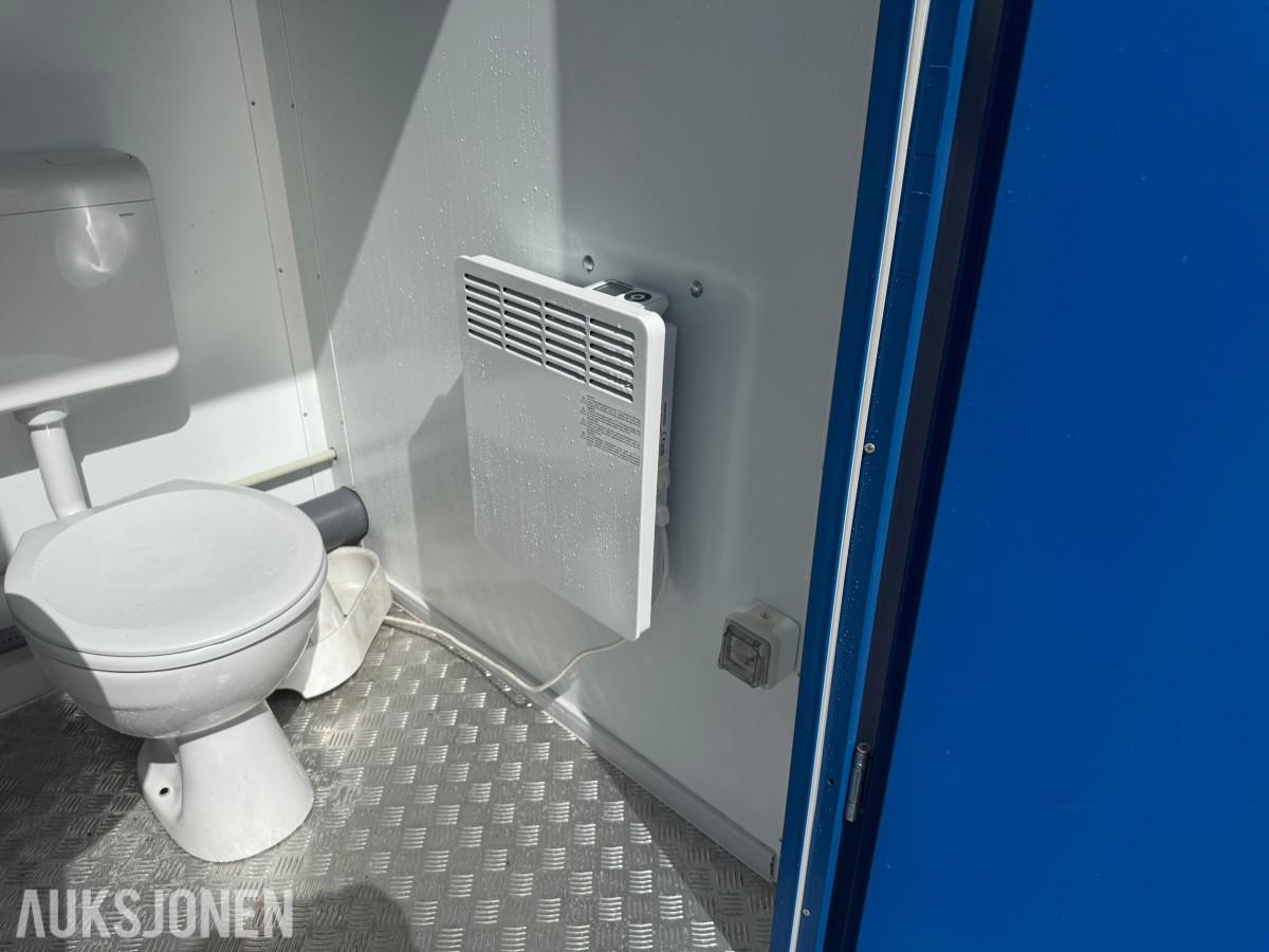 8 fots toalettmodul - 2 separate WC-rom