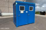 8 fots toalettmodul - 2 separate WC-rom