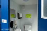 8 fots toalettmodul - 2 separate WC-rom
