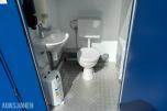 8 fots toalettmodul - 2 separate WC-rom