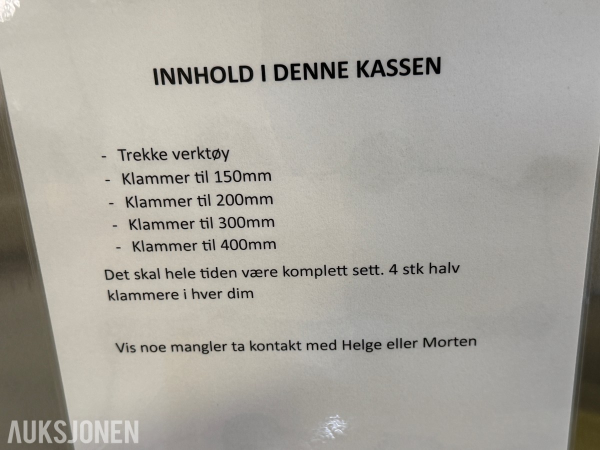 Hydraulisk jekke-/trekkeutstyr for duktile ST-rør