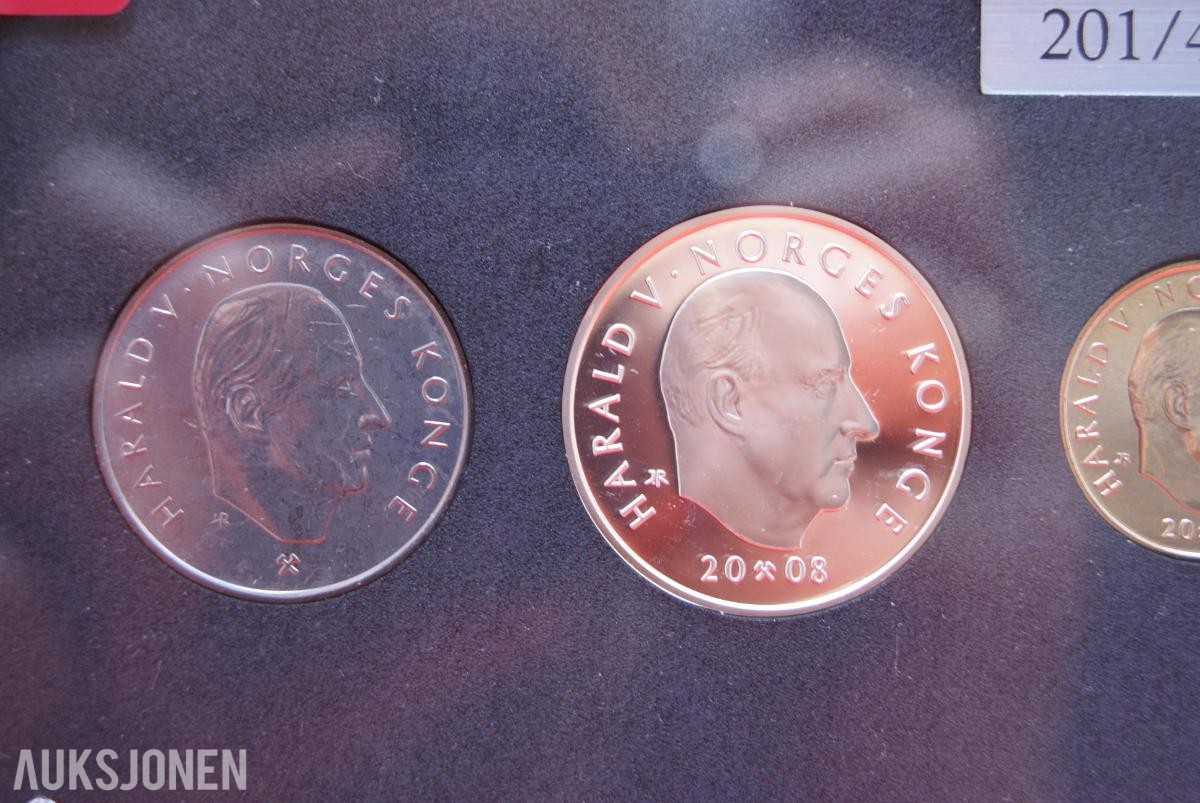 SØLV MYNTER/MEDALJER = SIGNINGEN AV KONG HARALD V 30 ÅR 1991-2021!