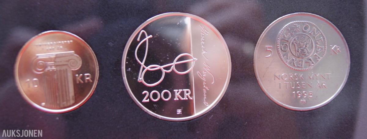 SØLV MYNTER/MEDALJER = SIGNINGEN AV KONG HARALD V 30 ÅR 1991-2021!