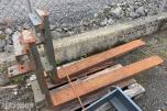 Kraftige truckgaffler / teleskoptruckgaffler 158 cm – ukjent feste
