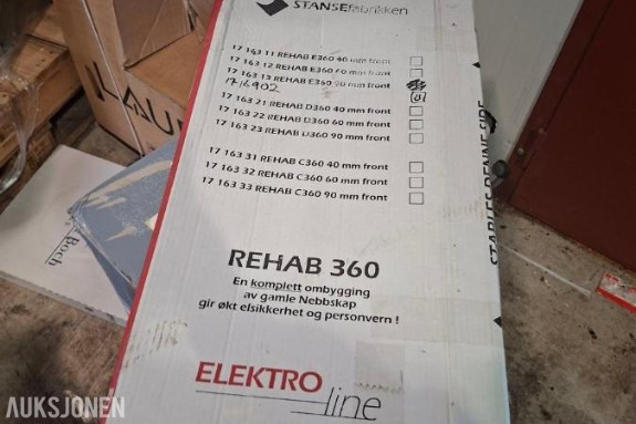 Stansefabrikken REHAB 360 Front og Ramme for Sikringsskap