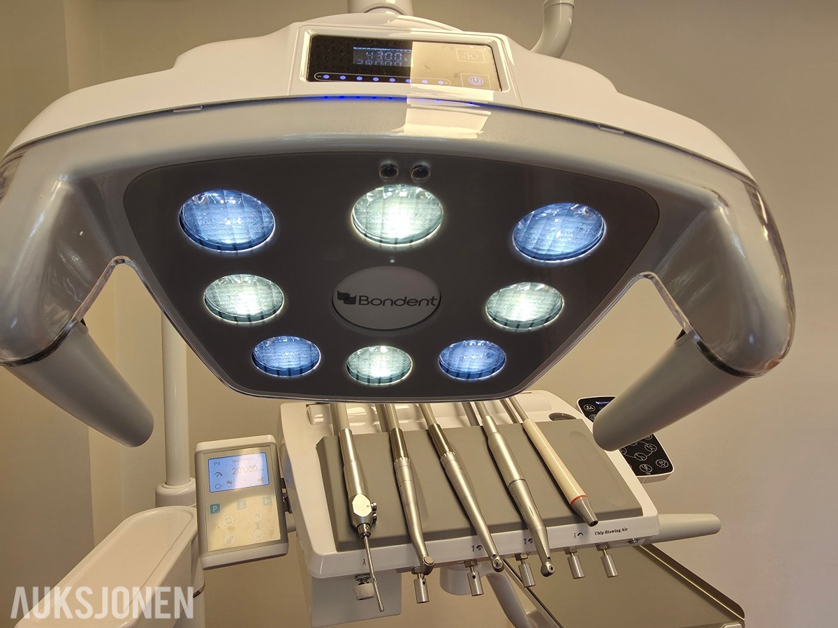 NY Bondent E200B dentalunit med LED operasjonslampe