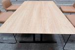 Moderne møte-/spisebord med 4 stoler, 1600 x 1000 mm