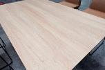 Moderne møte-/spisebord med 4 stoler, 1600 x 1000 mm