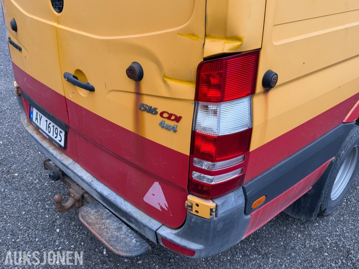 2011 Mercedes-Benz Sprinter, N2 Lastebil, manuell 