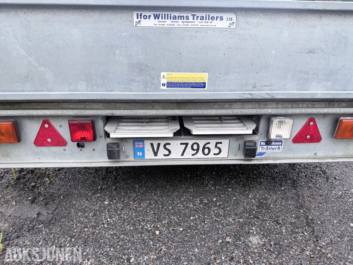 2015 Ifor Williams LM varehenger med kjørebroer