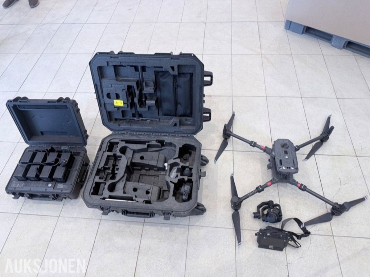DJI Matrice drone med batterikoffert