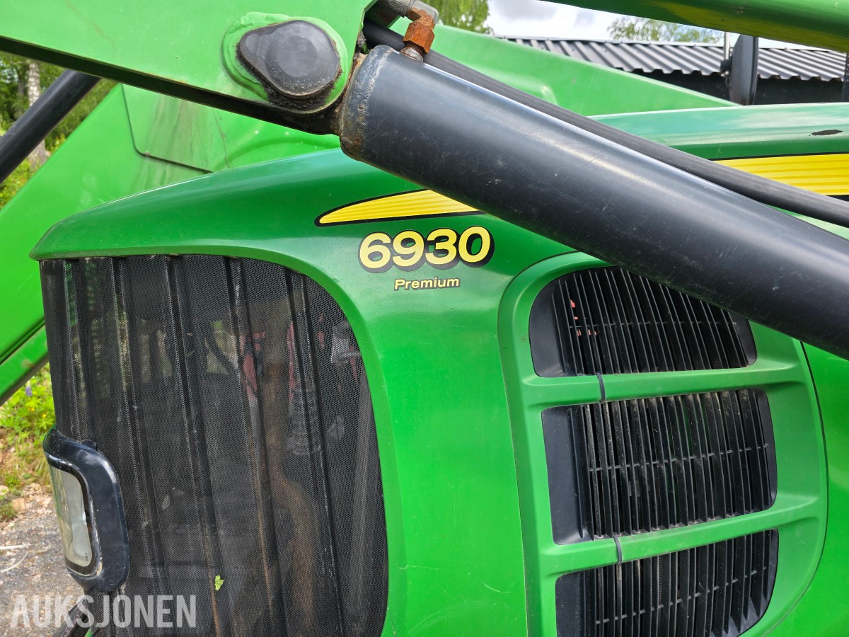 2008 John Deere traktor 6930 Premium med Quick Q75 laster