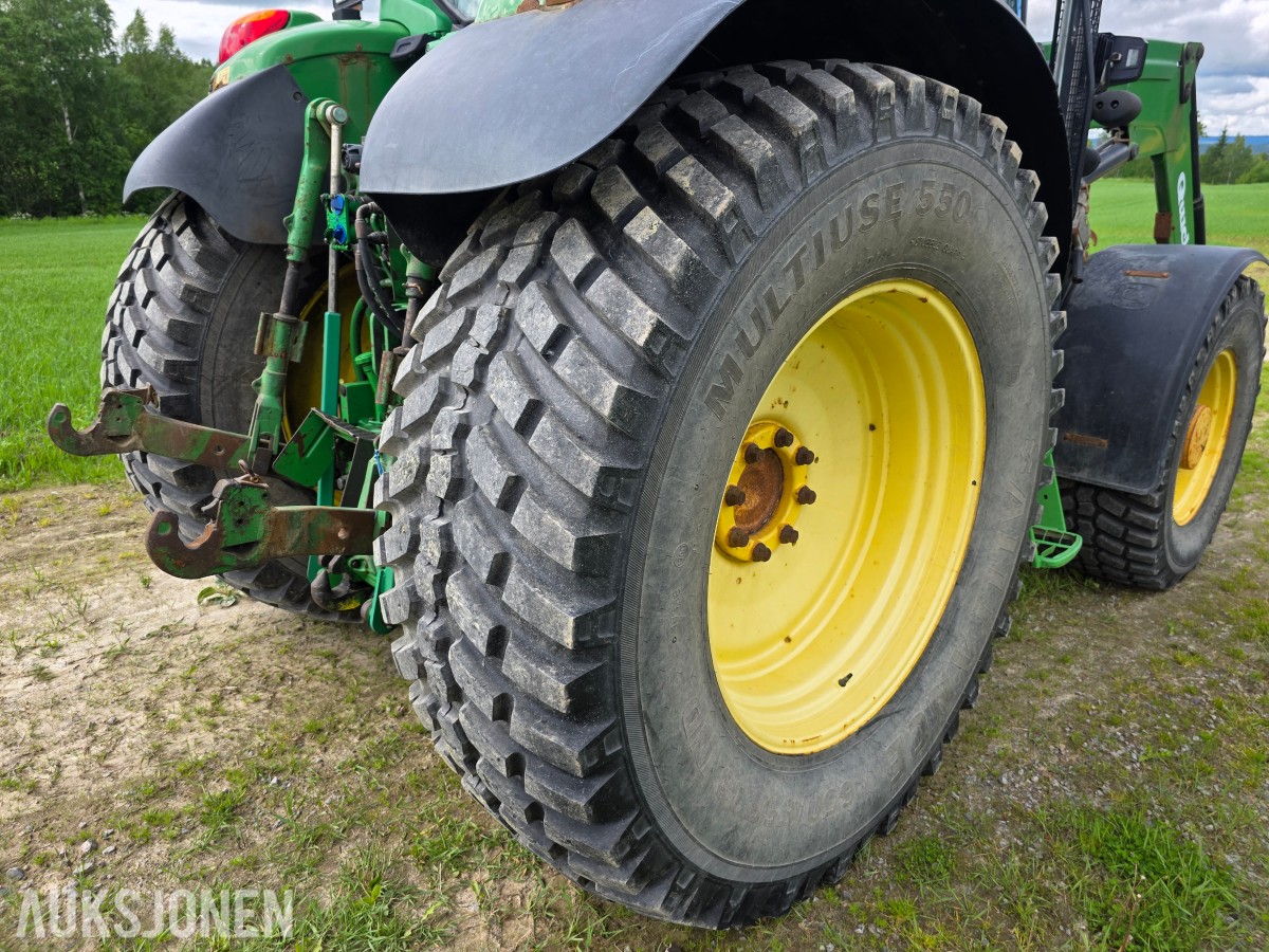 2008 John Deere traktor 6930 Premium med Quick Q75 laster