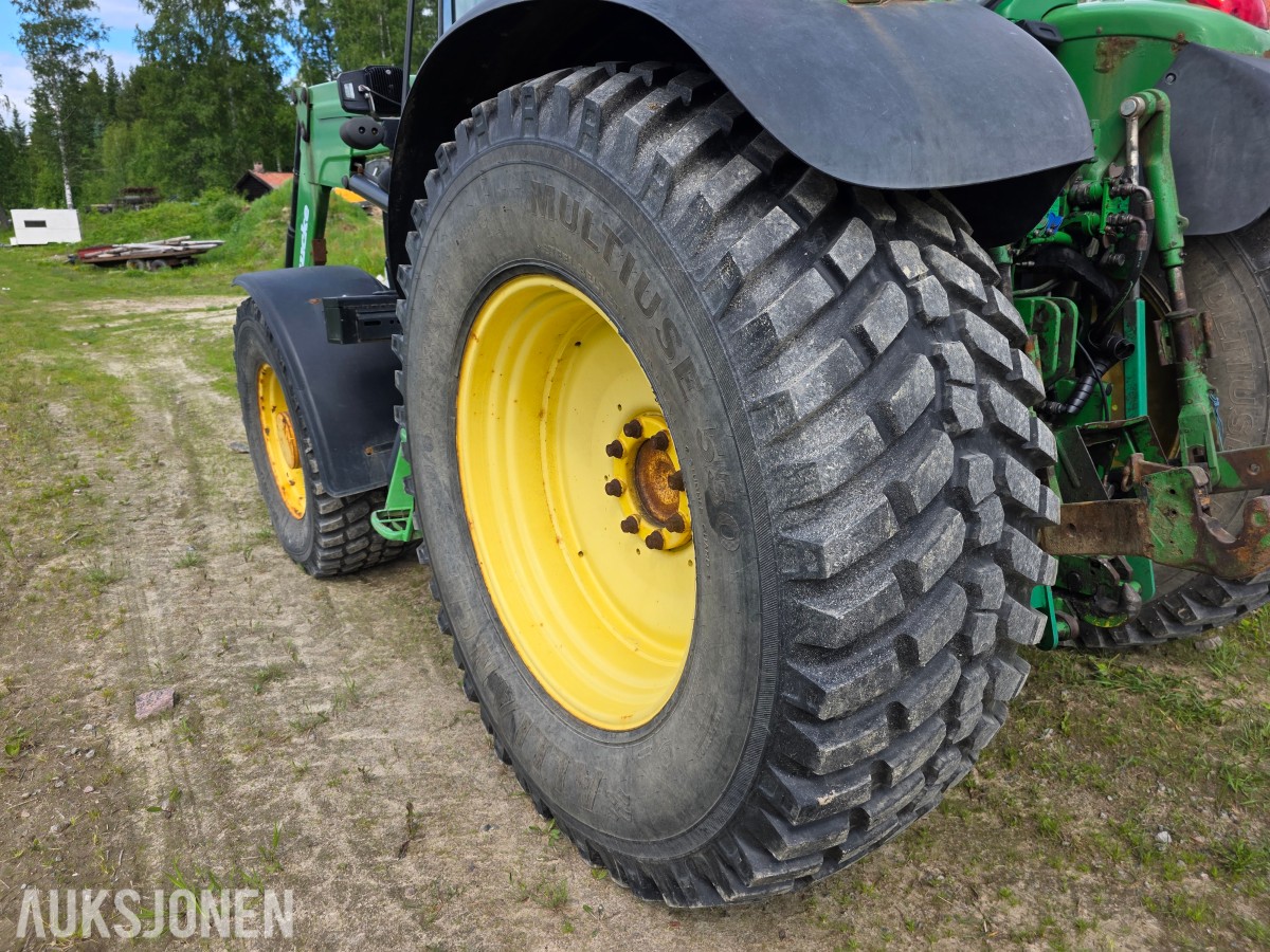 2008 John Deere traktor 6930 Premium med Quick Q75 laster